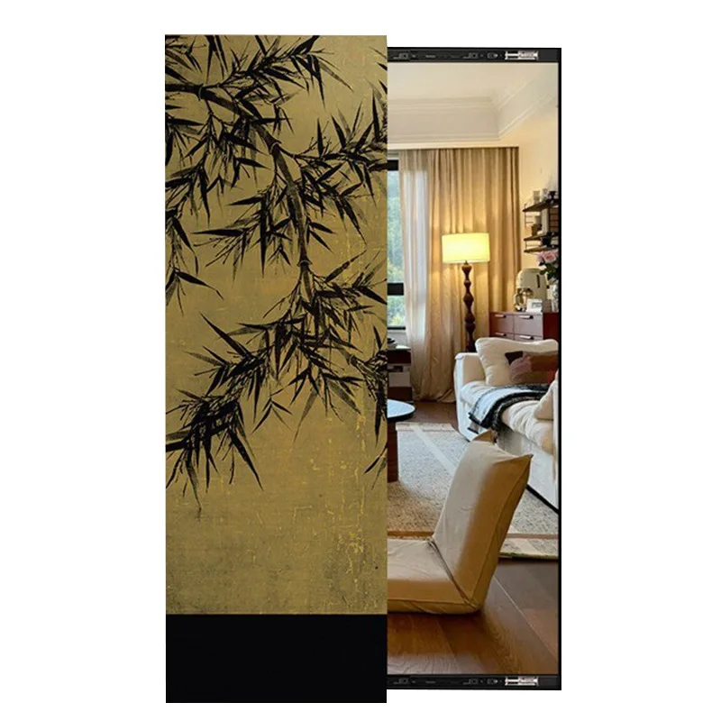 

Medieval style, push-pull, full-length mirror, porch, decorative painting, hidden style, bedroom