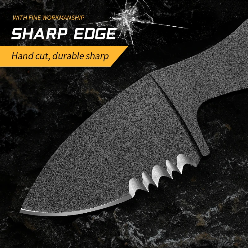 Diving straight knife Self-defense knife Outdoor camping knife Meat knife Diving knife