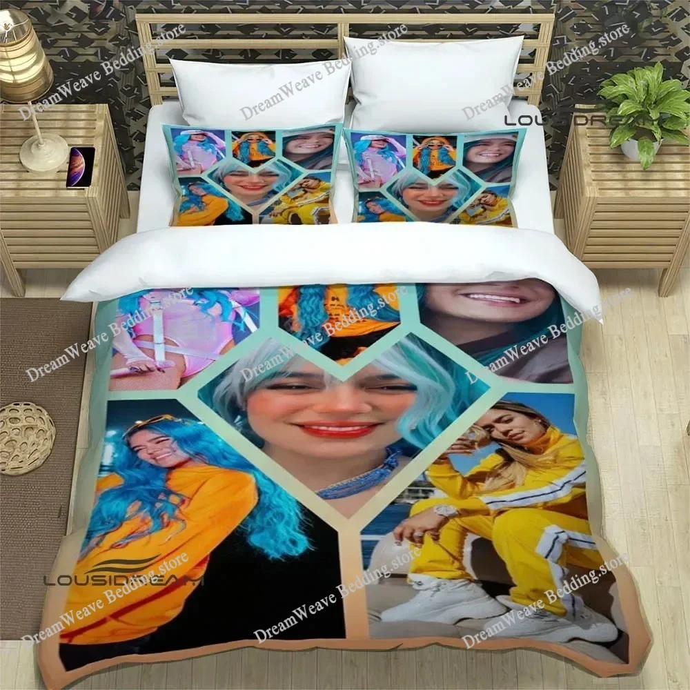 

3D Karol G Fashion Printed Bedding Sets Exquisite Supplies Set Duvet Cover Bed Comforter Set Bedding Set Luxury Birthday Gift