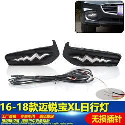 Dynamic car bupmer head light for Chevrolet Malibu XL daytime light LED 2016~2018y car accessories fog for Chevrolet headlamp