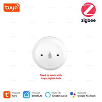 Tuya ZigBee Smart Water Sensor Leak Detector Alarm Flood Leakage Detection Smart Life APP Remote Control Smart Home Security