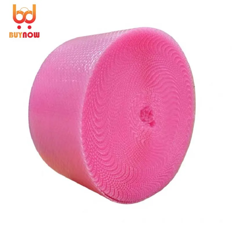 Pink Bubble Film Roll Bag Foam Paper Roll Packaging Express Gift Packaging Thickened Anti Shock Pad 20cm 30cm 40cm 50cm Width