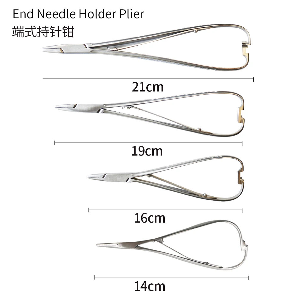 

16cm/19cm/21cm Stainless Steel Needle Holder Dental Orthodontic Tools