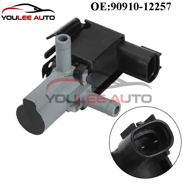 

New 90910-12257 9091012257 136200-2570 1362002570 Vacuum Solenoid Valve For Toyota Corolla Verso 1ZZ-FE Auto Parts