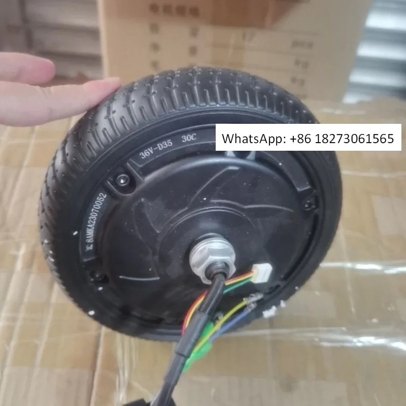 

6.5-inch scooter, electric scooter, flatbed scooter, bumper car motor, 165mm DC brushless wheel hub motor with tires included