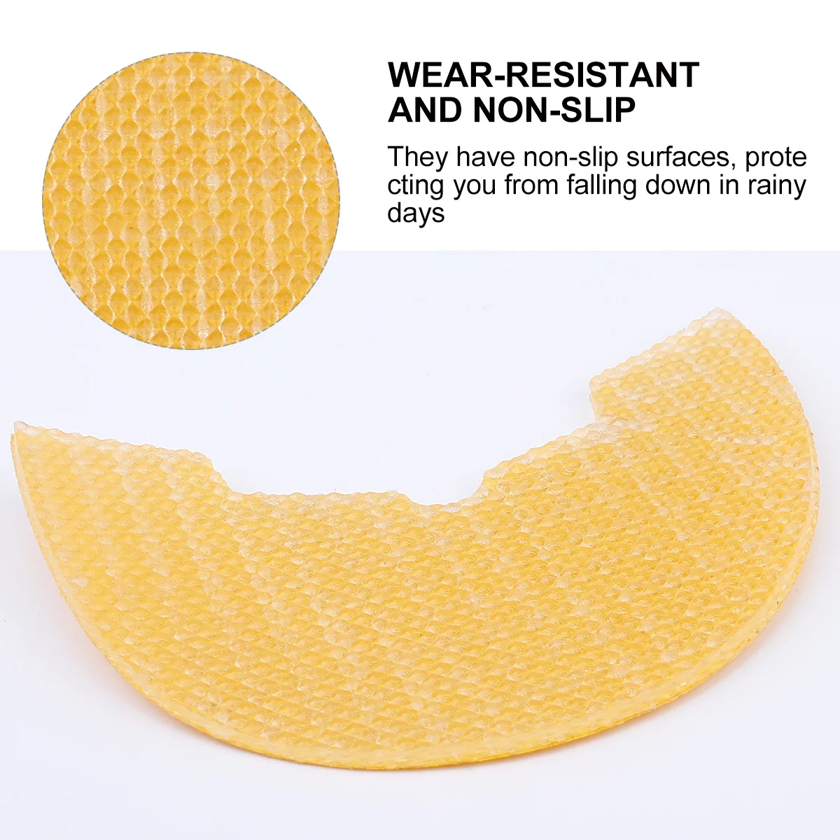 

1Pair Wear-Resistant Shoe Sole Non-Slip Protector Sticker Self-Adhesive Skid Proof Sole Patch for Sneakers Sandals