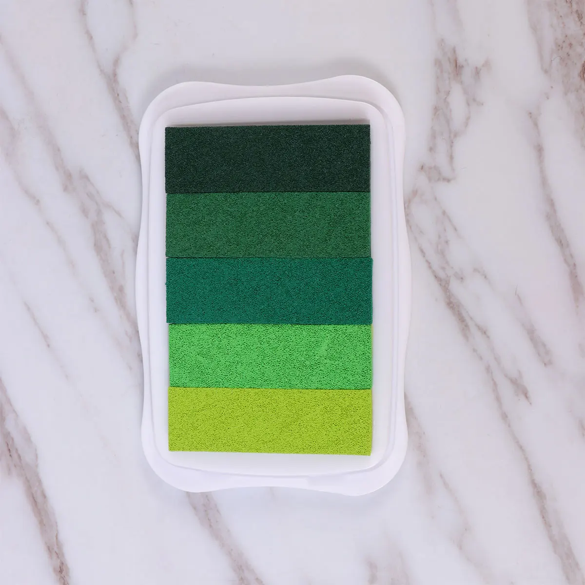 وسادة حبر متدرجة مكونة من 5 ألوان متعددة الأسطح تستخدم على قماش الورق والخشب رائعة لتزيين الزفاف والهدايا والأنشطة الحرفية باللون البني #2