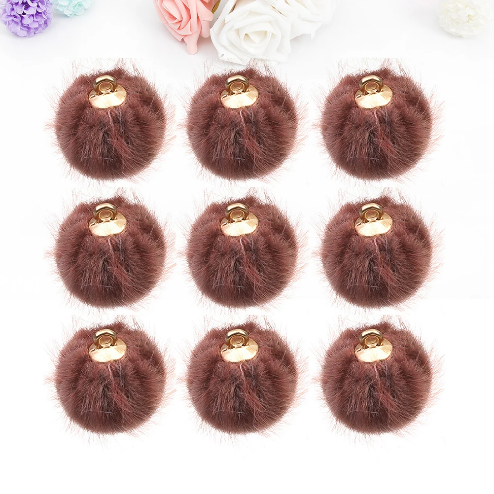 

24 Pcs Ball Pendant Chunky Pompoms for Crafts Faux Balls Tiny Christmas Man