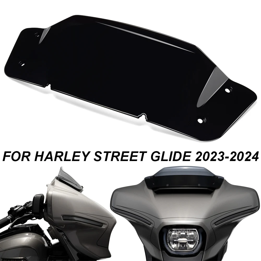 

5'' Motorcycle Windshield Windscreens Wind Deflector For Harley Touring CVO Street Glide FLHXSE 2023 2024 Street Glide FLHX 2024
