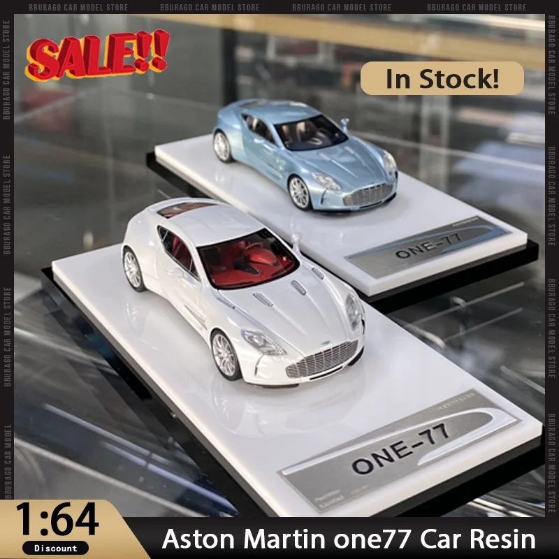 

New In Stock DeepMaker 1:64 Aston Martin one77 Car Resin Miniature Diecast Aston Martin Static Ornaments Custom Toys Kids Gift