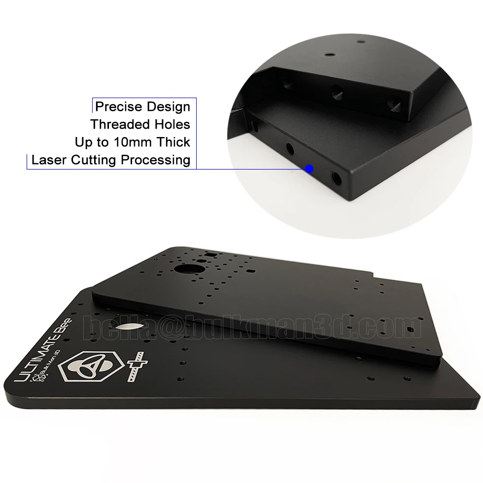 

BulkMan3D 4Axis CNC Milling Engraver Machine Upgrade Kit for QueenBee pro to ULTIMATE Bee with Ball Screw for Aluminum Hardwood