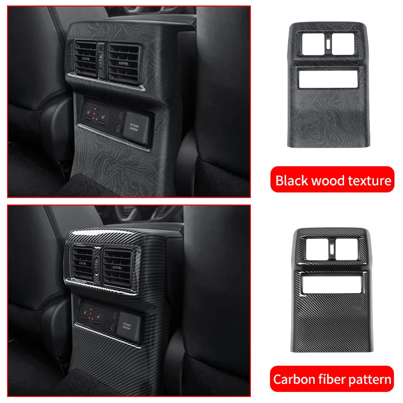 

For 2024-2026 Toyota 4Runner Rear Air Outlet Panel Anti-Kick Interior Upgraded Accessories