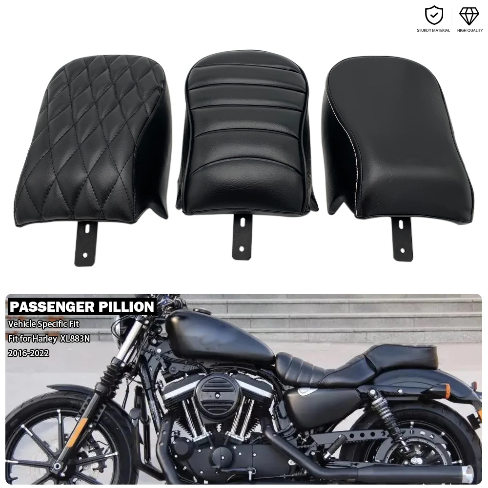 

Motorcycle Seat Passenger Pillion Rear Saddle Cushion For Harley Iron 883 XL883N XL 883N XL883 48 Sportster 1200 1200C 2016-2022