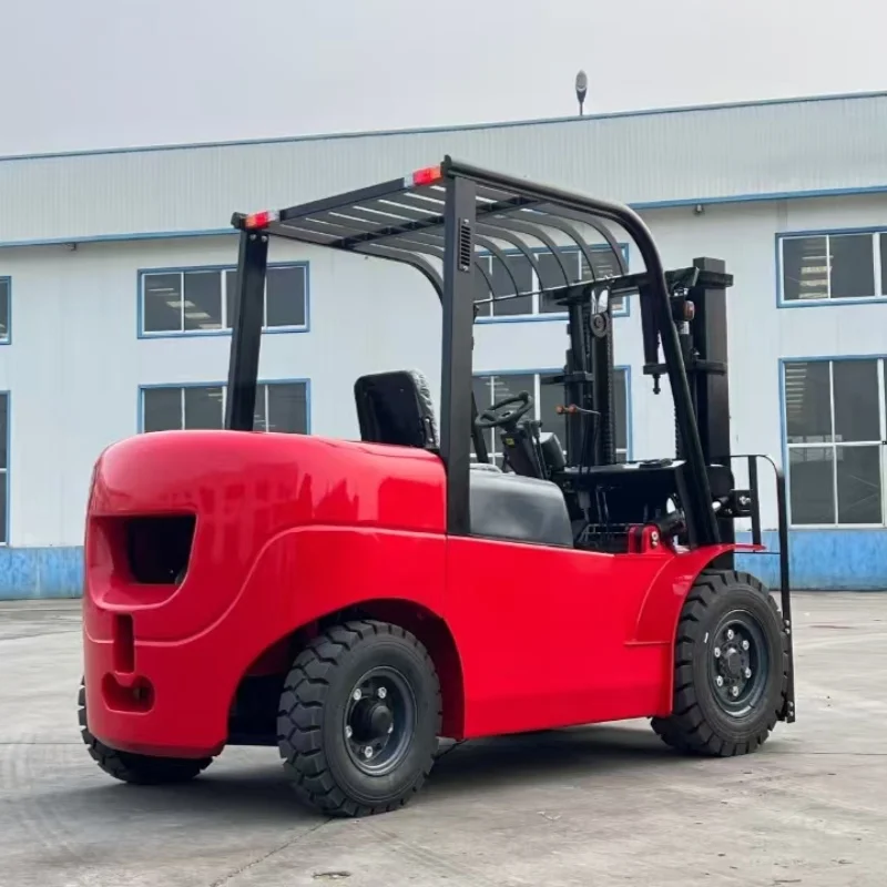 Empilhadeiras elétricas com bateria de lítio de 5 toneladas, 6 toneladas, 8 toneladas com braçadeiras multifuncionais para logística de armazém