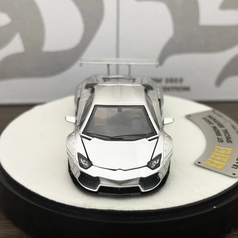 

Stocks PGM 1/64 LP700 Sliver Color Diecast Fully-Opened In 2025 Collection Gift Scale Model Car