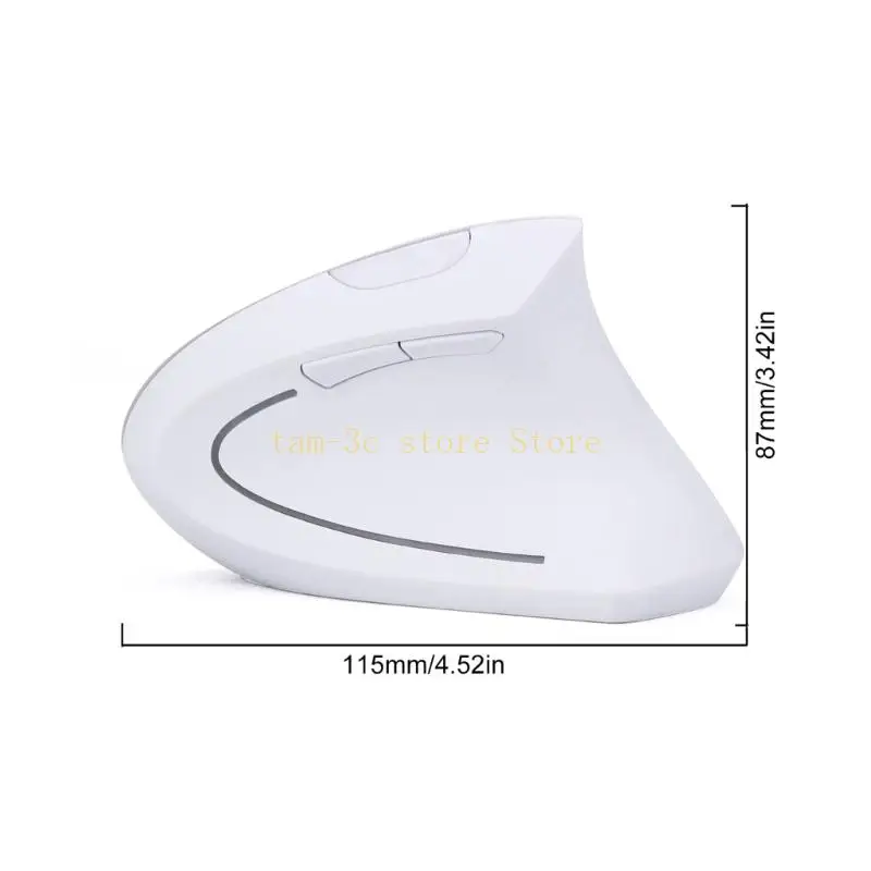 Mouse USB Ulang 2.4Ghz Nyaman dan Efisien untuk Laptop Kantor D0UA