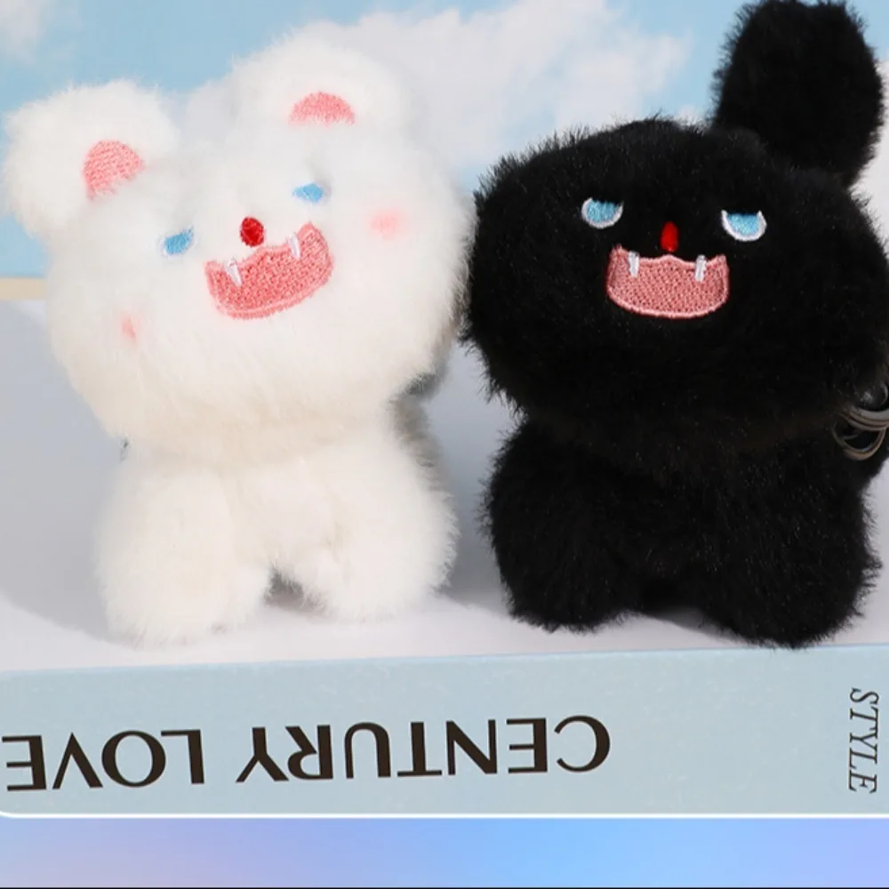

Room Decor Pompom Ball Cat Plush Keychain Stuffed Decoration Cat Plush Doll Keyring Cartoon Soft Plush Pendant Bag Pendant