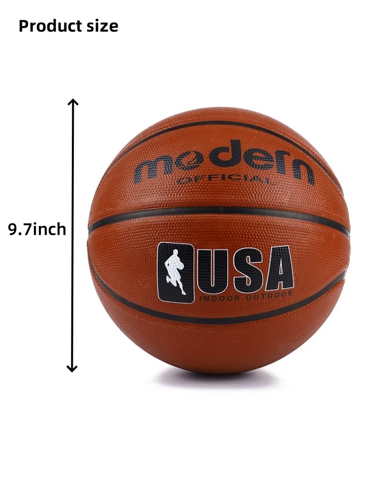 СОВРЕМЕННЫЙ тренировочный баскетбольный мяч, композитная кожа премиум-класса, баскетбольные мячи для дома и улицы — размер 7.