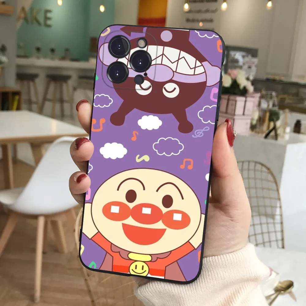 Cartoon Cute A-Anpanman-BaikinmanS Phone Case For iPhone 15 14 11 12 13 Mini Pro XS Max Cover 6 7 8 Plus X XR SE 2020 Funda