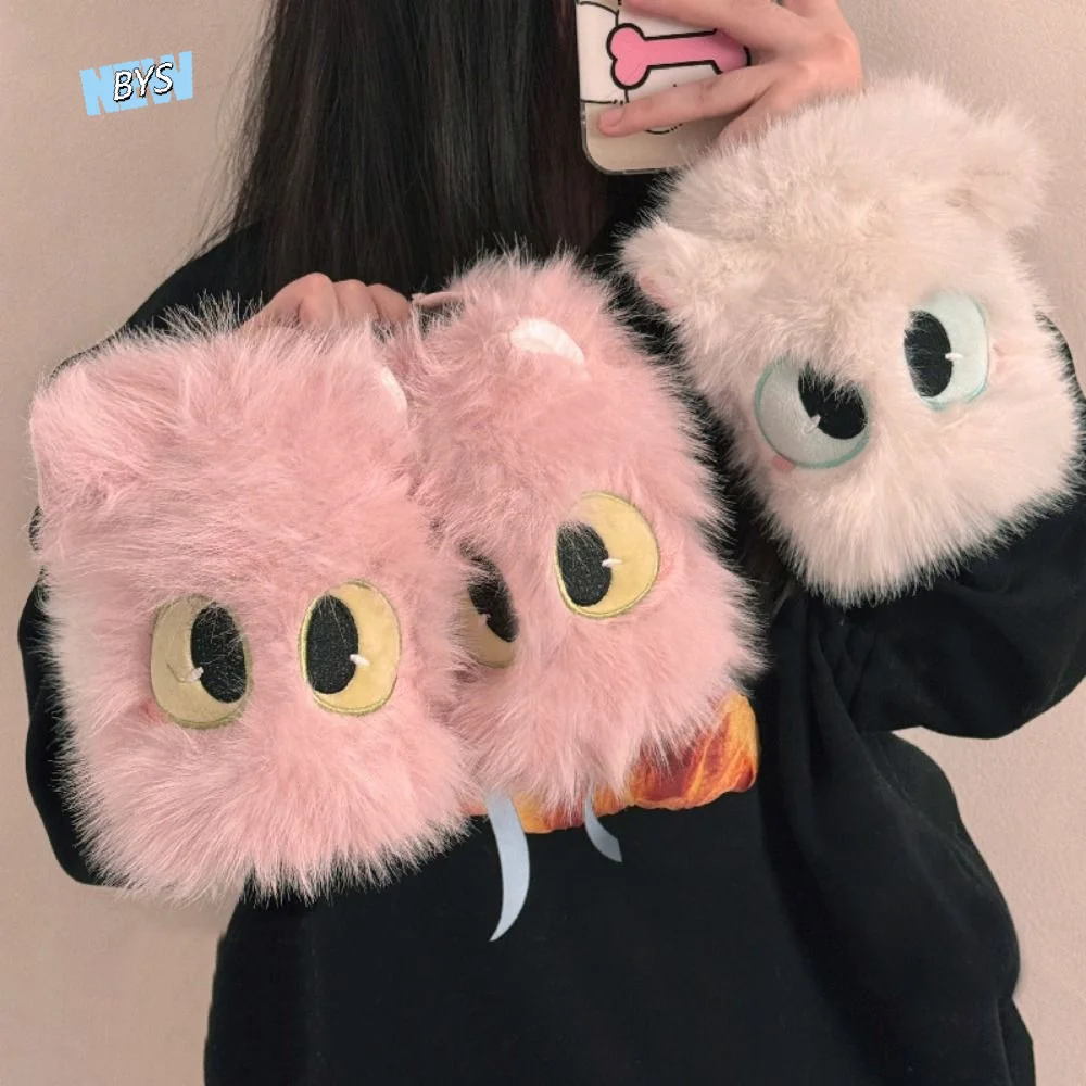 

Solid Color Jacket Sleeve Cover Soft Elastic Band Plush Sleeve Covers Faux Fur Decorative Arm Warmer Sleeves Autumn Winter