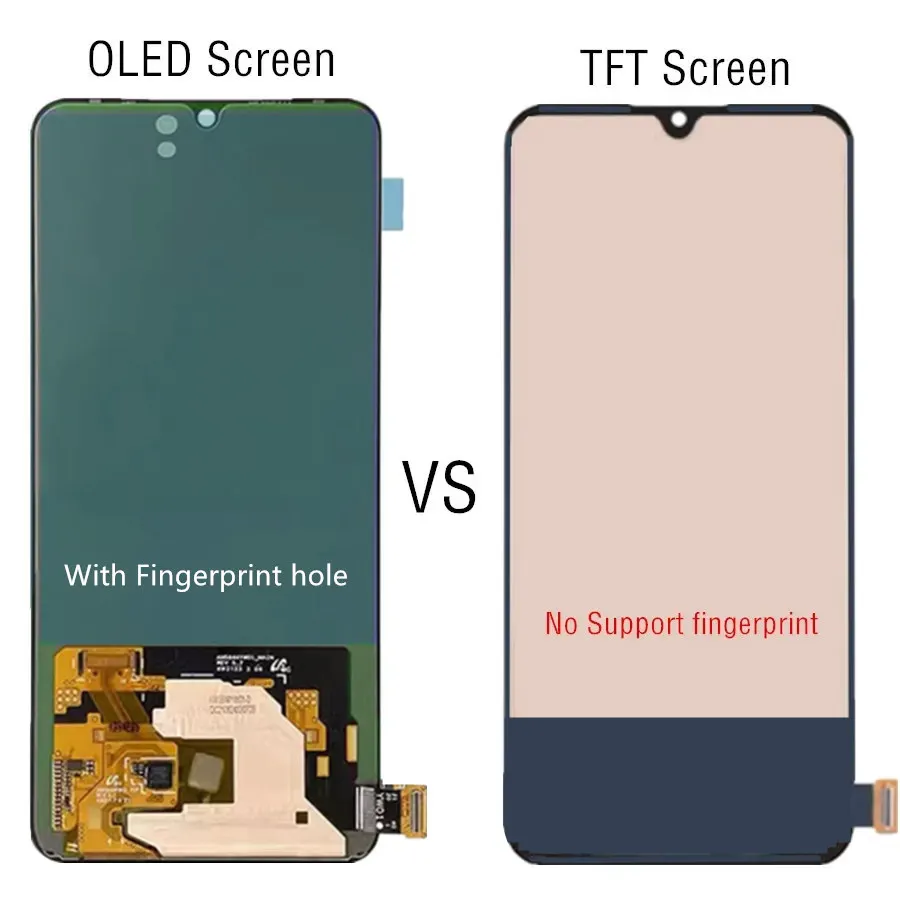 6.44\'\' TFT LCD For Vivo V21 V2066 V2108 LCD Display Touch Screen Digitizer Assembly Replace For vivo V21 V2050 5G LCD