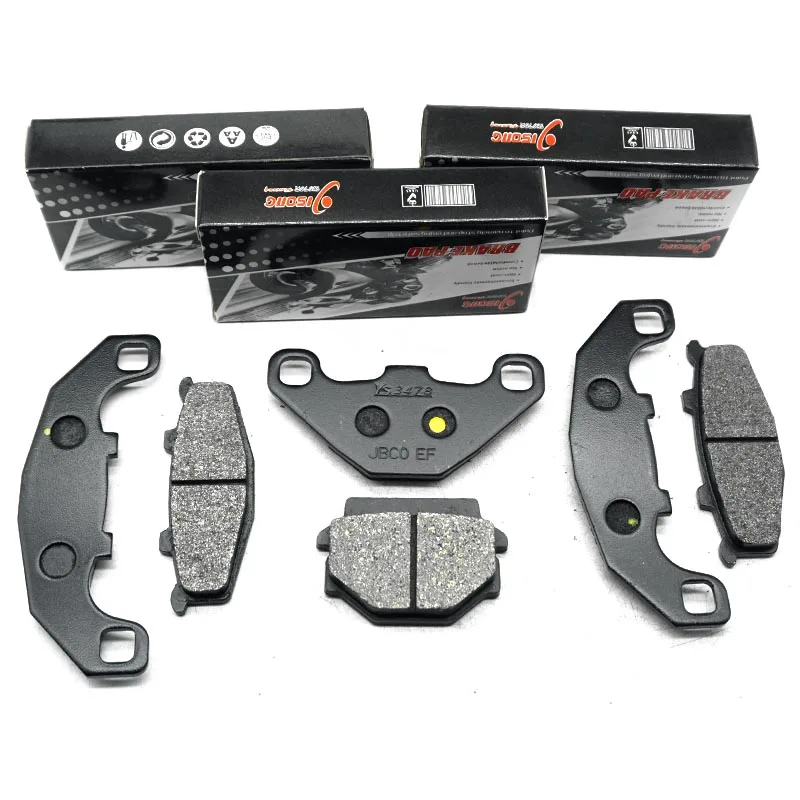 For KAWASAKI ZX250 ZXR250 1991 1992 1993 1994 1995 1996 1997 ZX ZXR 250 Motorcycle Front Rear Brake Disc Pads Kit Set Parts