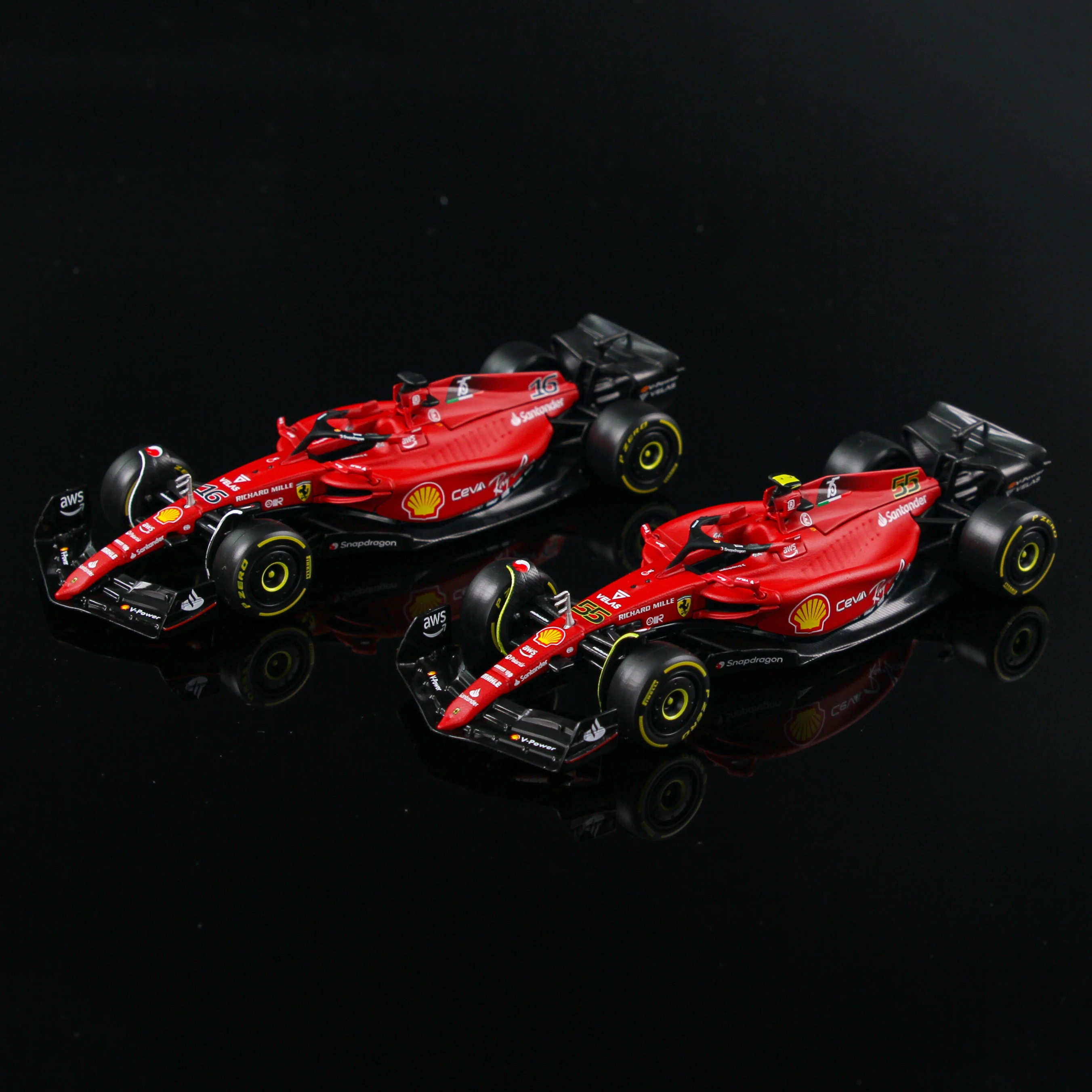 Bburago 1:43 F1 Scuderia Ferrari Leclerc 2022 SF90 SF21 SF1000 F1-75 Alloy Luxury Vehicle Diecast Cars Model Toy Collection