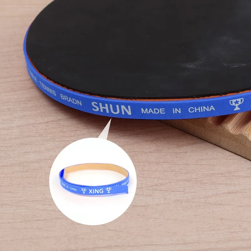 Gąbka amortyzująca do ochrony krawędzi rakietki do tenisa stołowego Zapobiega uszkodzeniom po kolizjach Miękka elastyczna przedłuża żywotność gumy