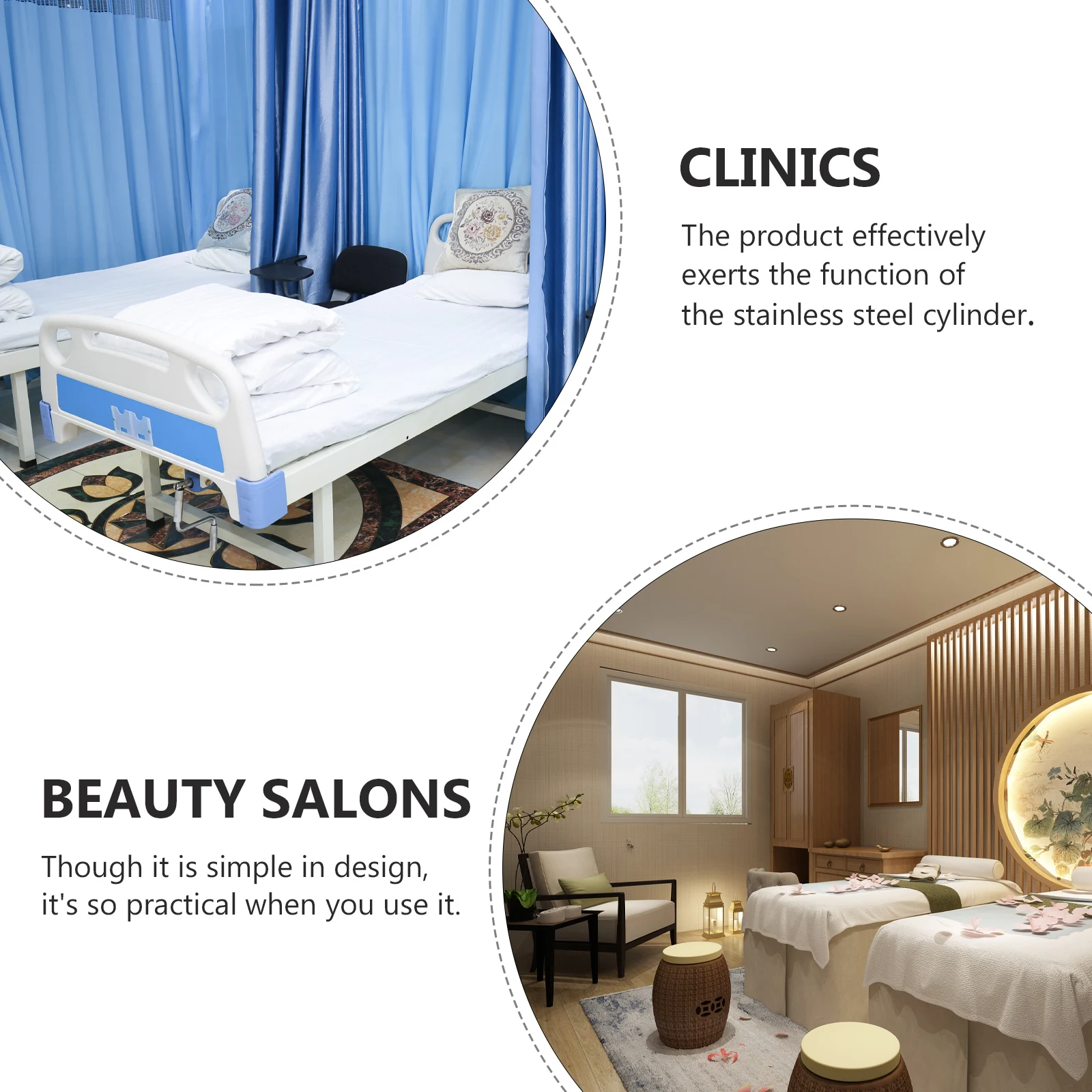 

Ointment Can Disinfection Dressing Cotton Ball Stainless Storage Holder Silver Steel