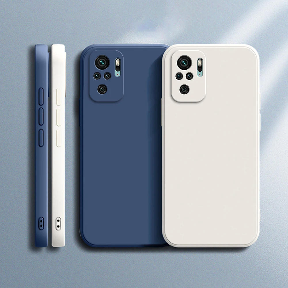 Für Xiaomi Redmi Hinweis 10 4G Fall Redmi Hinweis 10 10 s Note 10 Pro 4G Funda Abdeckung Platz Matte silikon Luxus Klassische Telefon Abdeckung
