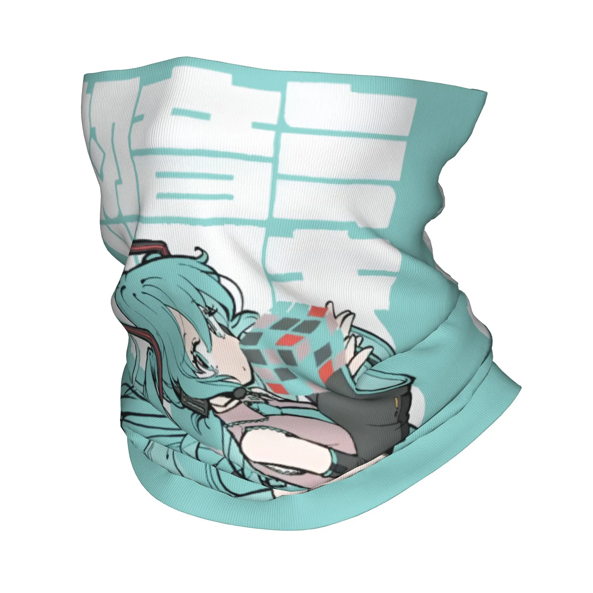 h-hatsunes-bandana-de-inverno-feminina-protetor-de-pescoco-corta-vento-lenco-facial-para-esqui-estilo-mikus-y2k-vocaloid-desenho-animado-gaiter-e-faixa-de-cabeca