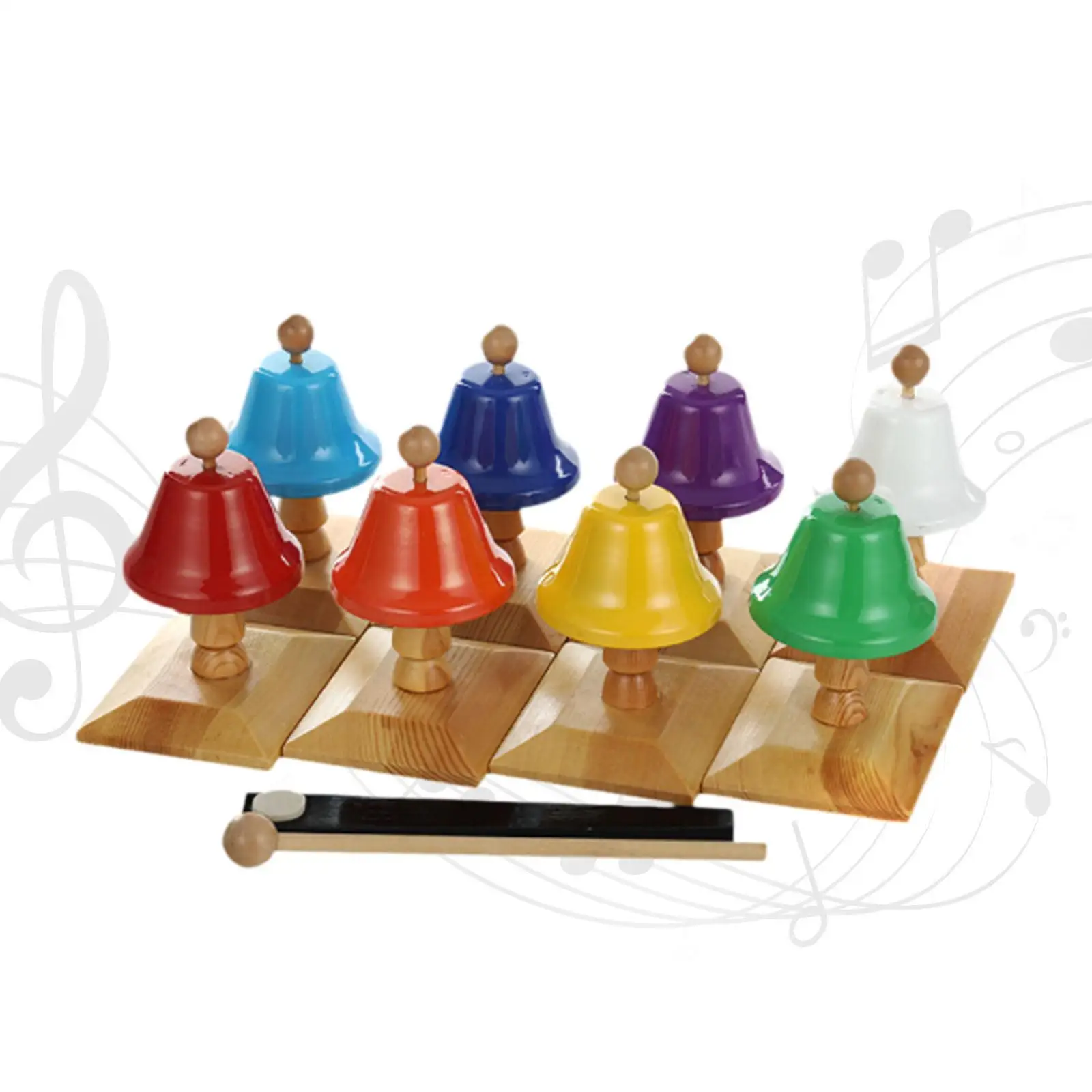 

8 Note Hand Bells for Kids Montessori for Adults Children Party Supplies