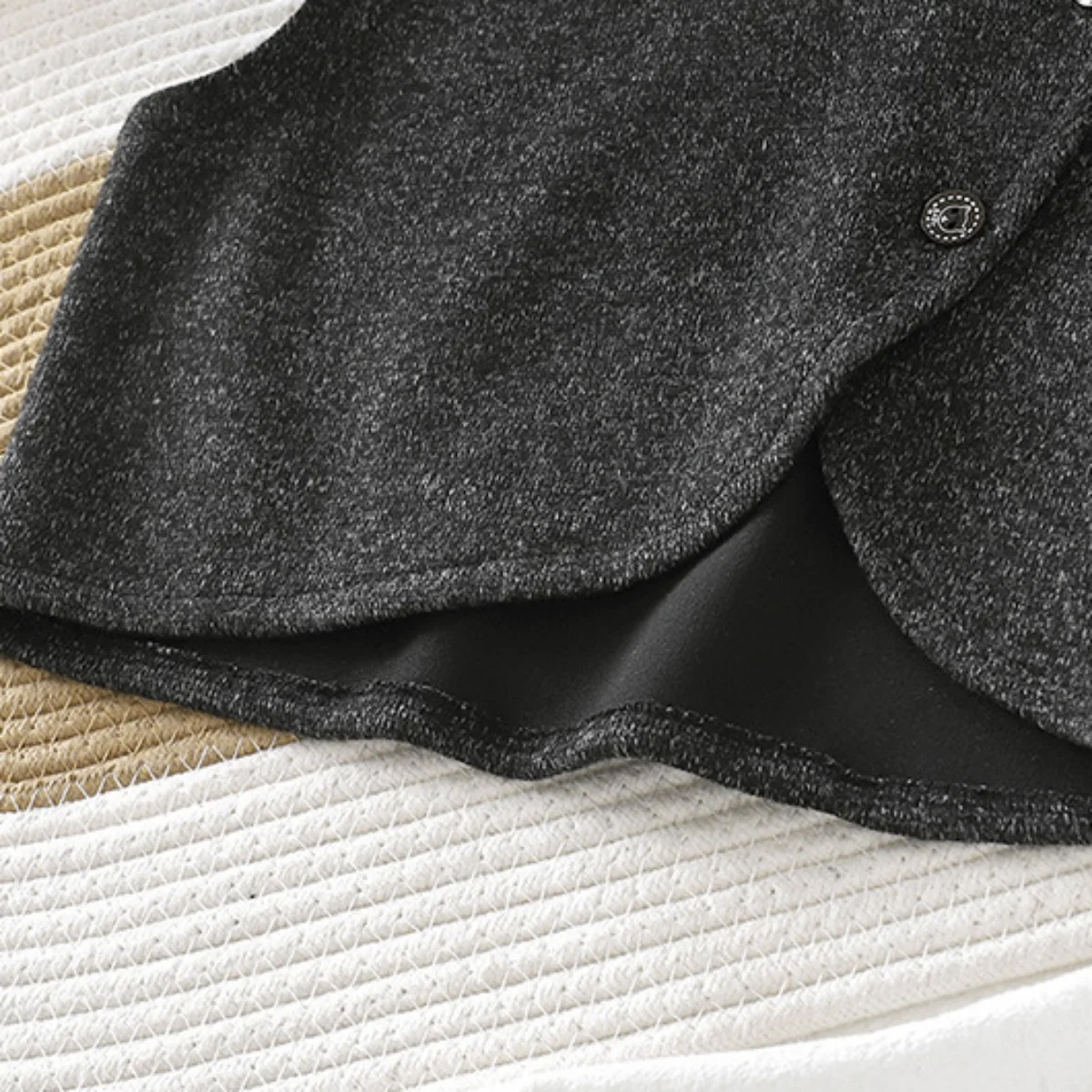 1-6 Jahre Herbst-Mädchenweste im Korea-Stil mit Rüschen und Spitze, O-Ausschnitt, Langarm-Oberteil, Weiche Elastische Taille, Kinderhose – Detail 7