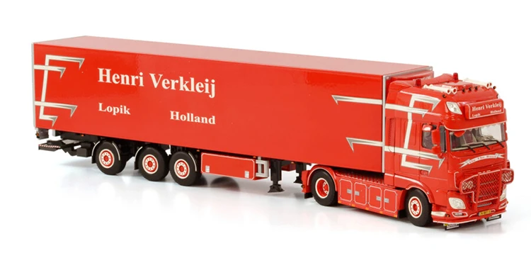 

Alloy Model WSI 1:50 Scale DAF MY2017 4X2 Tractor,Refrigerated,Cold Chain Container Transport Truck Diecast Toy Model 01-3892