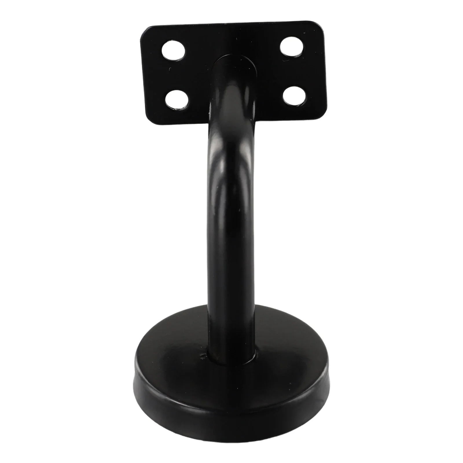 

5pcs Handrail Brackets Black Painted Wall Mount Stair Fixture Support Stainless Steel Curved For Heavy Duty Stair