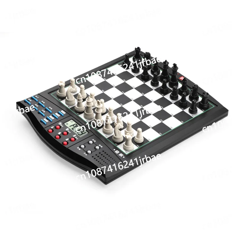 Beginners chess computer electronic board with talking magnetic chess pieces Self Teaching Program