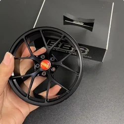 Wheel Model Car Ornaments RAYS Metal Wheel RID Aluminum Alloy Simulation Forging Wheel Modification Creative Desktop Toy