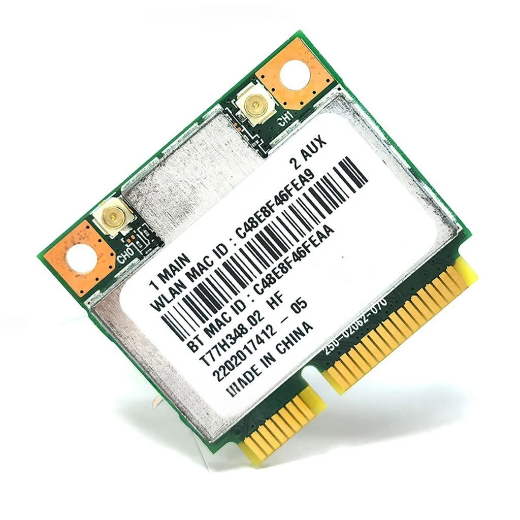 AR5B22 2.4G/5G Dual Band Laptop WIFI 300Mbps Built-in Wireless Network Card Bluetooth-Compatible BT4.0 MINI PCI-e with Antenna