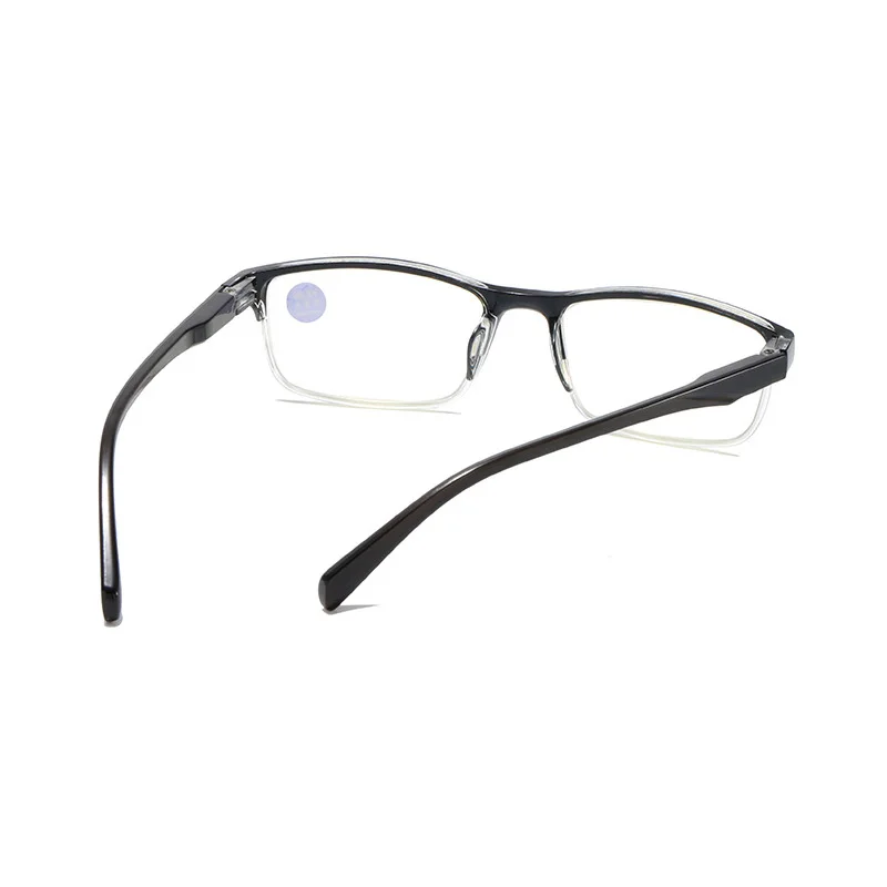 Shonemes Half Frame Reading Glasses Anti Blue Light Eyeglasses Rectangular Presbyopic Eyewear Diopters +1 1.5 2 2.5 3 3.5 4