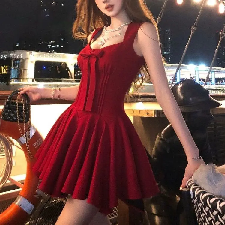 vestido-de-princesa-sin-mangas-con-lazo-rojo-vestido-con-tirantes-para-ocasiones-especiales-fiesta-de-graduacion-quinceanera-fiesta-de-bienvenida-vestidos-negros-vestido-de-gala