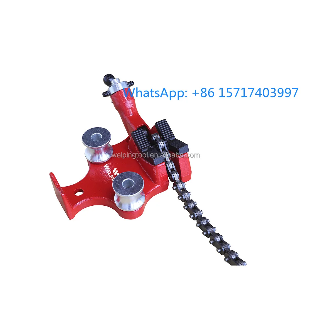 Tornillo de banco portátil ajustable soldado H402 para fijación de tuberías