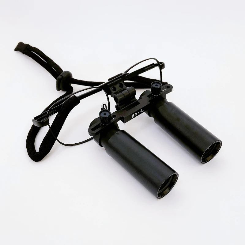 8.0X Dental Loupe Medical Surgical Binocular ENT Kepler 8X Optical Magnifier Microsurgery Loupes With LED Headlight(FDJ-X-8.0X)