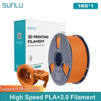 SUNLU 1KG High Speed PLA+2.0 3D Printer Filament 1KG 1.75mm High Flow Speedy 3D Filament Fits for FDM 3D Print &Fast Printer