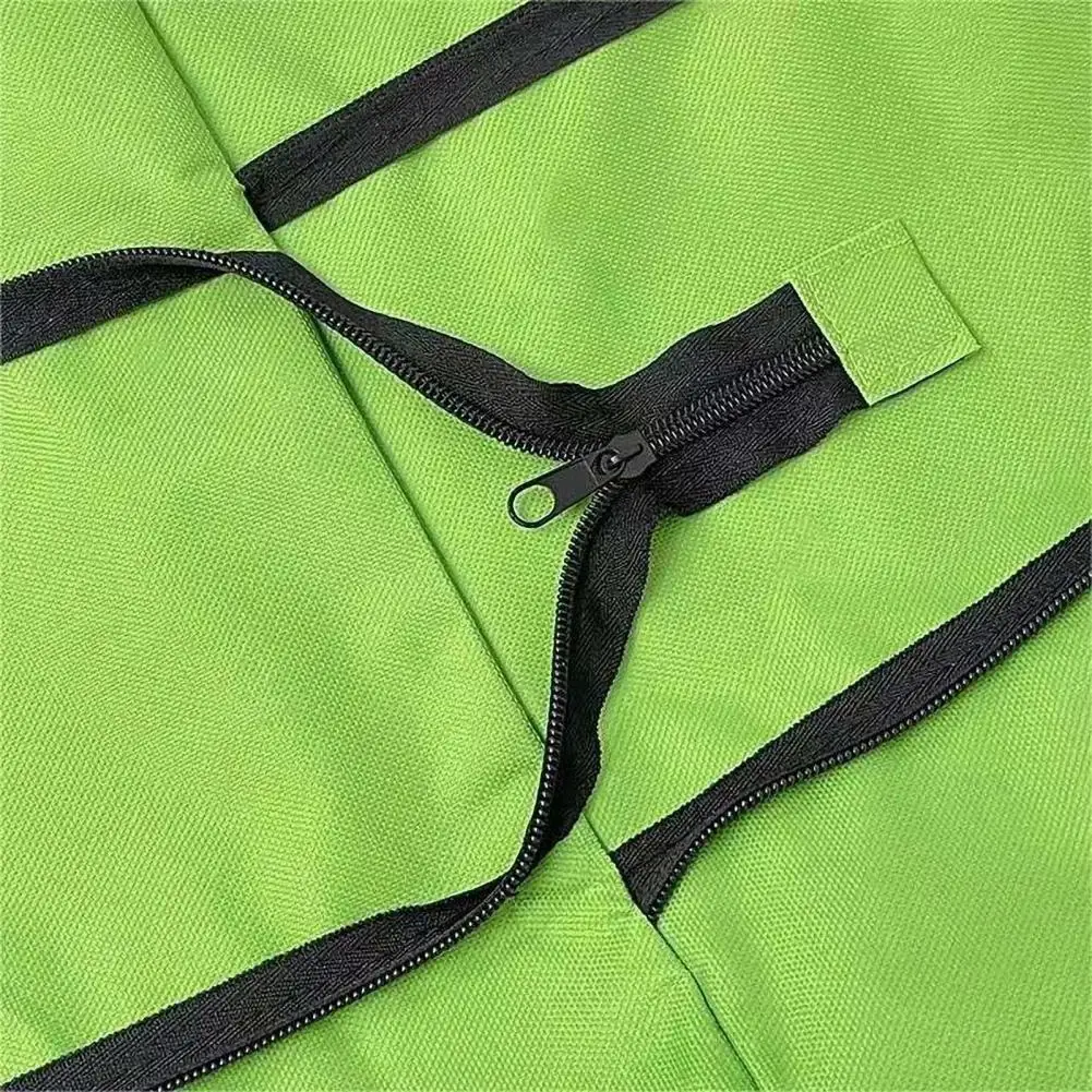 Foldable Trailer Shopping Bag Foldable Roller Shopping Bag with Rotary Wheels Capacity Grocery Tote Waterproof Fabric Carrying