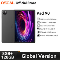 Oscal Pad 90 Tablet PC,10.92inch IPS Display,8GB RAM+128GB ROM ,Octa-core Unisoc T606,8MP+13MP Camera ,7700mAh 120HZ