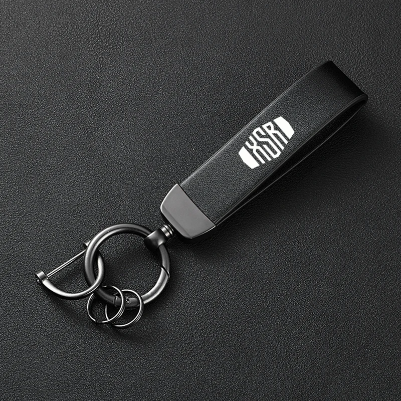 عالية الجودة الجلود دراجة نارية حامل سلسلة المفاتيح كيرينغ لياماها XSR700 XSR 700 XSR900 XSR 900 XSR125 155 اكسسوارات