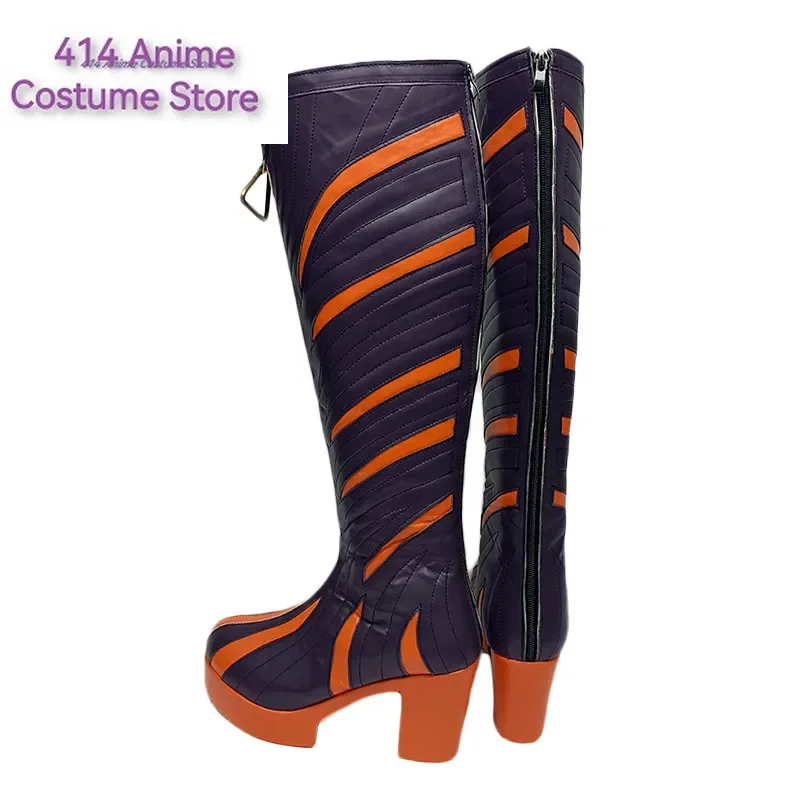 Game Apex Loba Cosplay Boots Shoes Prop High Heel Halloween Aksesori Dibuat Sesuai Pesanan