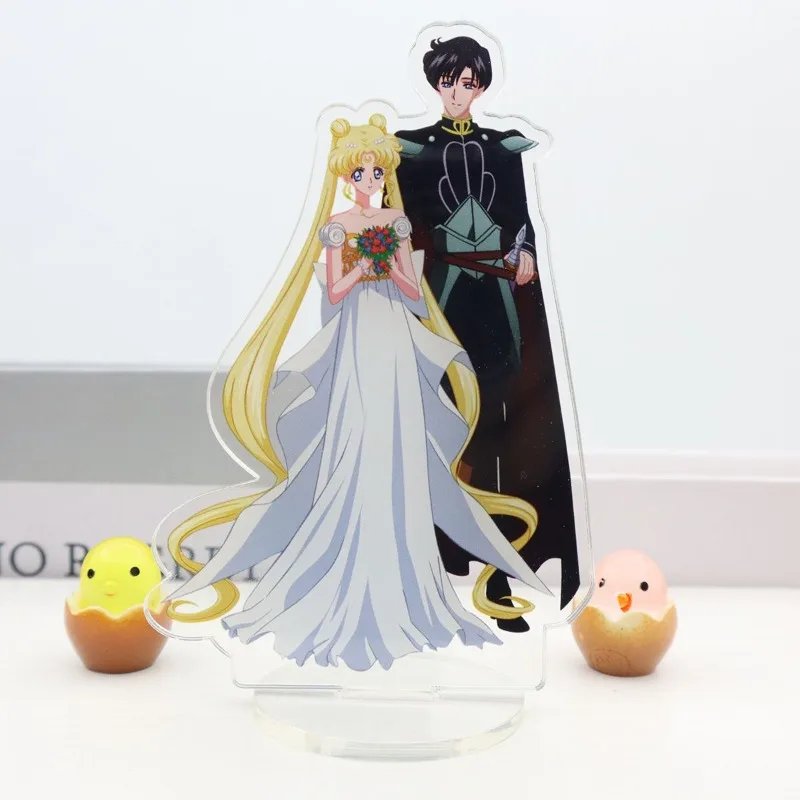 Anime Sailor Moon Perifere Acryl Stand-up Teken Tsukino Konijn Desktop Stand-up Ornament Model Meisje Hart Gift