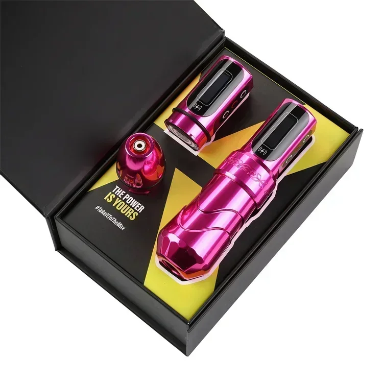 

3.5mm 4mm Stroke Ink Cartridge Tattoo Machine Strong Brushless Motor 2400 MA Battery Wireless Tattoo Pen Machine