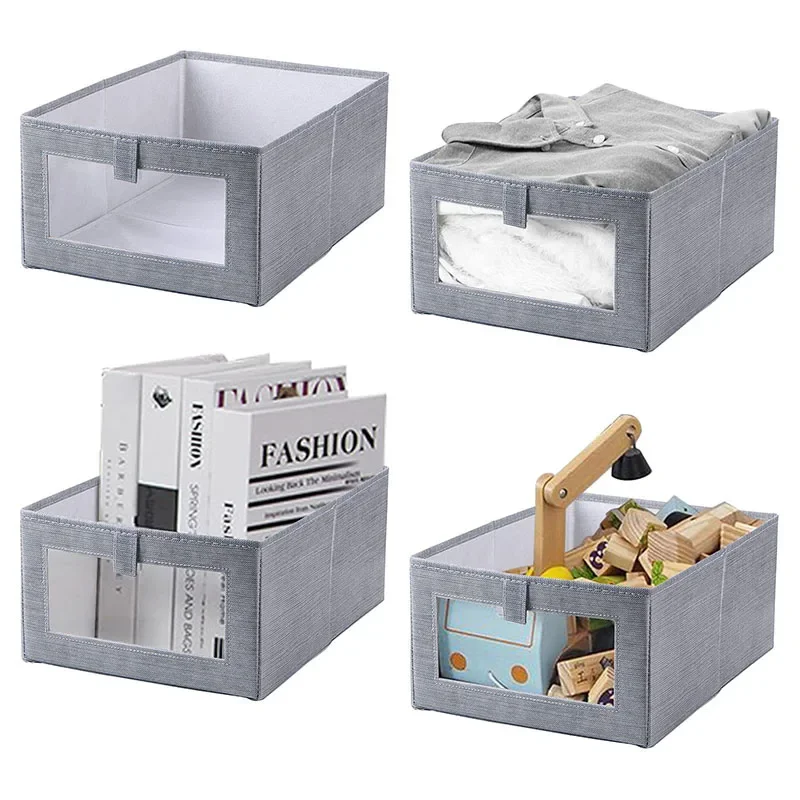 

Fold Non Woven Fabric Storage Box Closets Clothes Organizer Drawers Underwear Socks T-Shirt Kid Toy Box Organizador Maquillaje